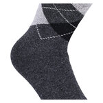 Alpaka Woll-Socken Karo-Design - 12