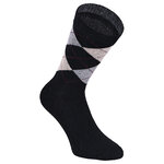Alpaka Woll-Socken Karo-Design - 14
