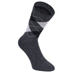 Alpaka Woll-Socken Karo-Design - 18