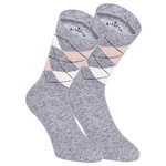 Alpaka Woll-Socken Karo-Design - 15