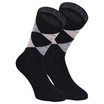 Alpaka Woll-Socken Karo-Design - 23