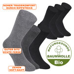 Bio Socken GOTS Baumwolle kbA - 2