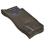Herrensocken ohne Gummidruck Camano CA Soft oliv-grün melange - 6
