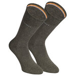 Herrensocken ohne Gummidruck Camano CA Soft oliv-grün melange - 1