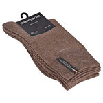 Herrensocken ohne Gummidruck Camano CA Soft caramel-beige melange - 8