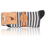 Kinder Alpaka Wollsocken Ringel-Look - 3