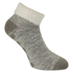 Kurze Kuschelsocken Superflausch ABS Noppen Camano beige - 3