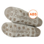 Kurze Kuschelsocken Superflausch ABS Noppen Camano beige - 7