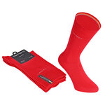 Herrensocken ohne Gummi-Druck camano CA-SOFT rot - 5