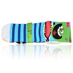 Kinder Sneakersocken Baumwolle Ringel Hackengesicht - 5