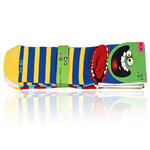 Kinder Sneakersocken Baumwolle Ringel Hackengesicht - 2