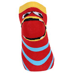 Kinder Sneakersocken Baumwolle Ringel Hackengesicht - 7