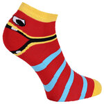 Kinder Sneakersocken Baumwolle Ringel Hackengesicht - 23