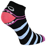 Kinder Sneakersocken Baumwolle Ringel Hackengesicht - 34
