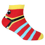 Kinder Sneakersocken Baumwolle Ringel Hackengesicht - 36