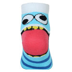Kinder Sneakersocken Baumwolle Ringel Hackengesicht - 44