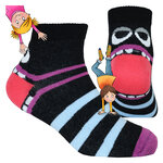Kinder Sneakersocken Baumwolle Ringel Hackengesicht - 53