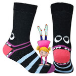 Kindersocken Baumwolle Ringel Hackengesicht - 12