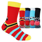 Kindersocken Baumwolle Ringel Hackengesicht - 1