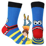 Kindersocken Baumwolle Ringel Hackengesicht - 8