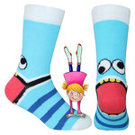 Kindersocken Baumwolle Ringel Hackengesicht - 10