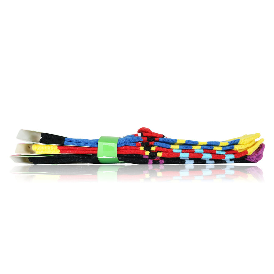 Kindersocken Baumwolle Ringel Hackengesicht - 7