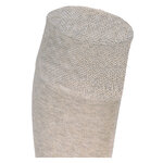 Baumwoll-Kniestrümpfe ohne Gummi-Druck beige - 5