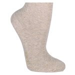 Baumwoll-Kniestrümpfe ohne Gummi-Druck beige - 4
