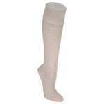 Baumwoll-Kniestrümpfe ohne Gummi-Druck beige - 6