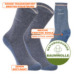 Walk Socken camano CA-Soft jeans-melange - 2