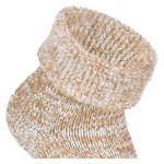 Kuschel Wolle Socken beige - 5