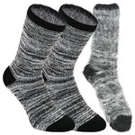 Thermo-Socken Camano warm-up schwarz-melange - 1
