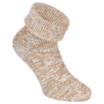 Kuschel Wolle Socken beige - 3