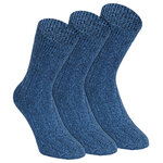 Dicke Bambus Socken blau - 1
