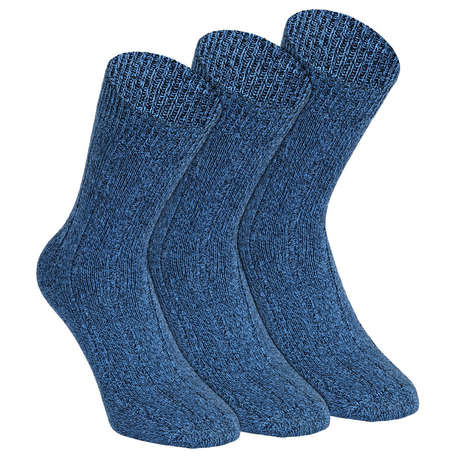 Dicke Bambus Socken blau