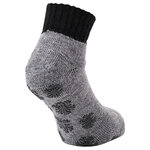 Dicke Alpaka Wolle Sneaker Socken ABS Noppen grau - 8
