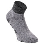 Dicke Alpaka Wolle Sneaker Socken ABS Noppen grau - 11