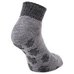 Dicke Alpaka Wolle Sneaker Socken ABS Noppen grau - 6