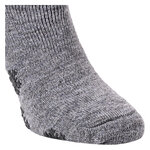 Dicke Alpaka Wolle Sneaker Socken ABS Noppen grau - 10