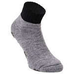 Dicke Alpaka Wolle Sneaker Socken ABS Noppen grau - 5