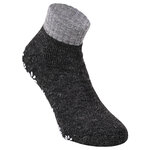 Dicke Alpaka Wolle Kurz-Socken ABS Noppen anthrazit - 6