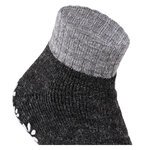 Dicke Alpaka Wolle Kurz-Socken ABS Noppen anthrazit - 7