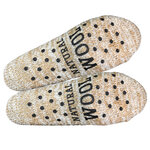 Kuschel-Wollsocken ABS-Noppen beige-melange - 4