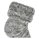 Kuschel-Wollsocken ABS-Noppen grau-melange - 7