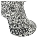 Kuschel-Wollsocken ABS-Noppen grau-melange - 5
