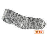 Kuschel-Wollsocken ABS-Noppen grau-melange - 6