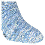 Kuschel-Wollsocken ABS-Noppen blau-melange - 9