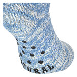 Kuschel-Wollsocken ABS-Noppen blau-melange - 8