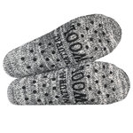 Kuschel-Wollsocken ABS-Noppen grau-melange - 9