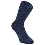 Norwegersocken Schafwolle Grobstrick melange-mix - 11
